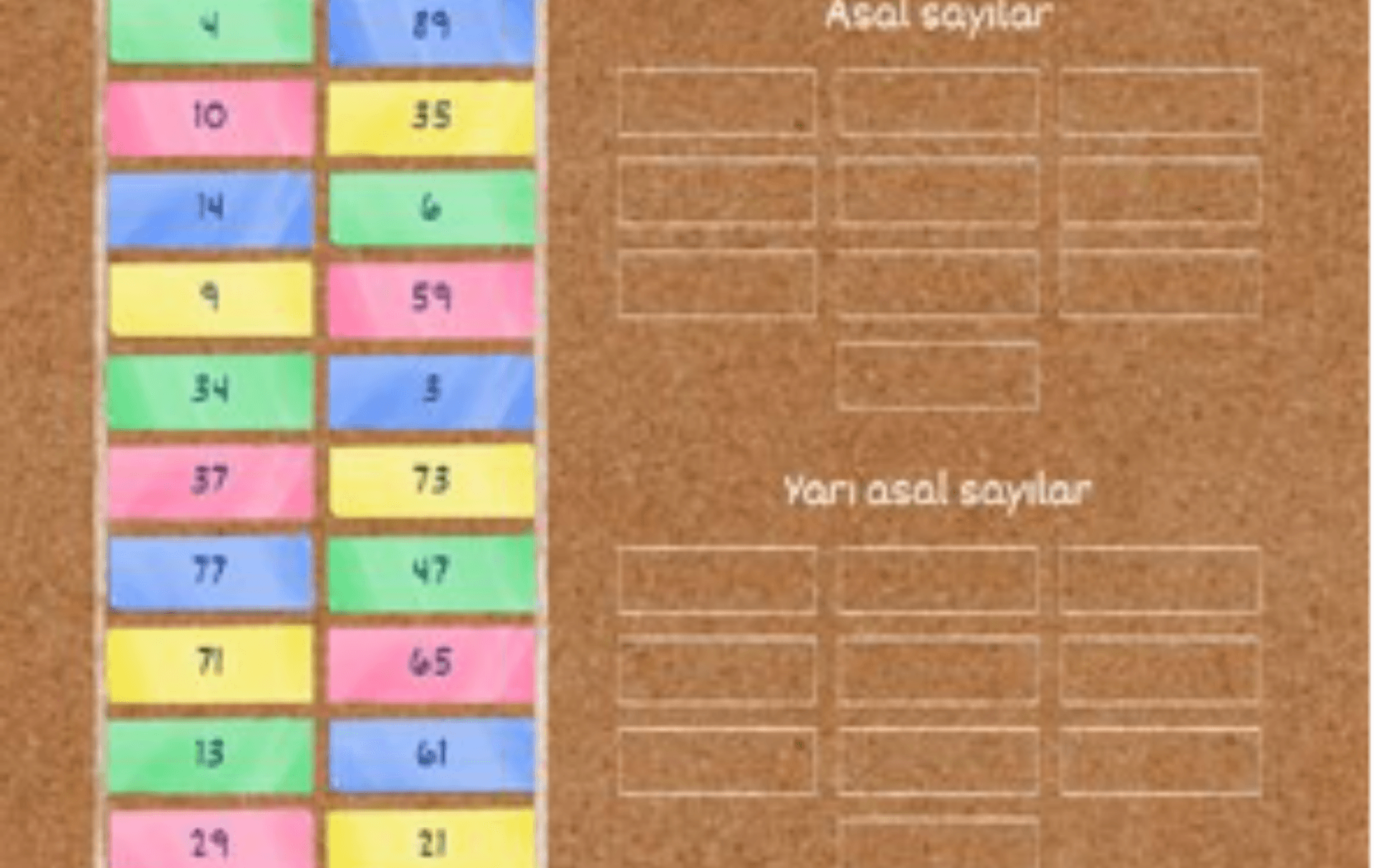 ASAL VE YARI ASAL SAYILAR