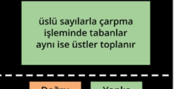 ÜSLÜ SAYILAR TÜM KURALLAR