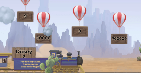 6 BASAMAKLI DOĞAL SAYILARI ÇÖZÜMLEME 745 369