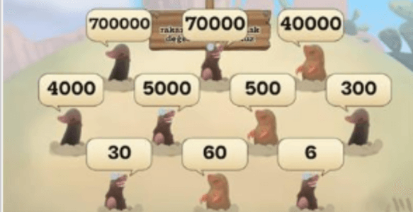 7 BASAMAKLI SAYININ RAKAMLARININ BASAMAK DEĞERLERİ 5 260 078